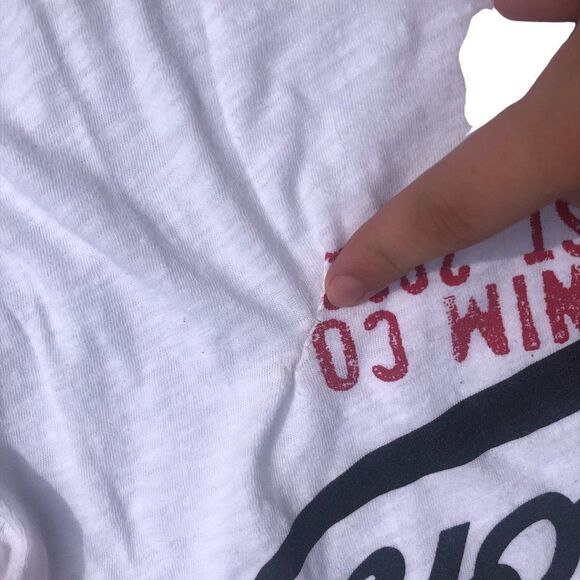 TRUE Religion Shirt Small White Big Logo - Picture 7 of 8